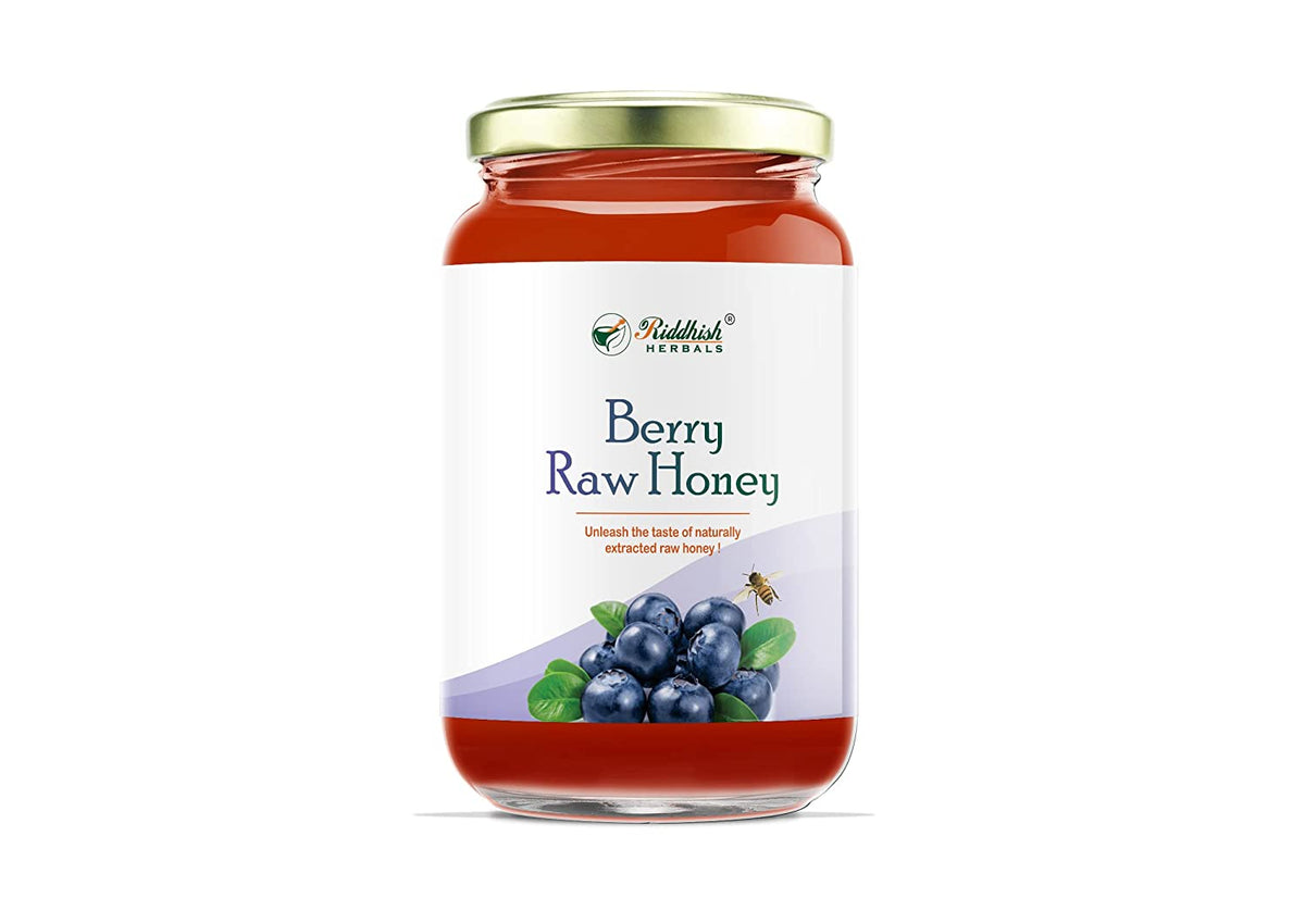 herbal berry raw honey