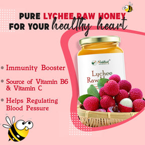 Lychee Honey 500g | Raw and Unprocessed - Ayurzon