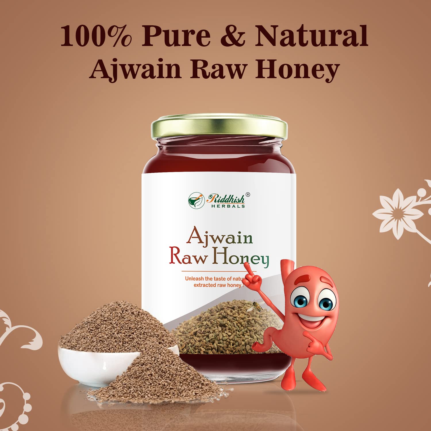 Herbal Ajwain Honey