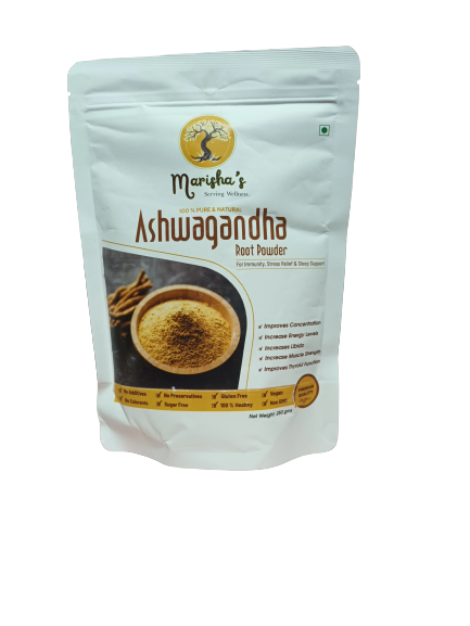 Ashwagandha Root Powder - For Immunity, Stress Relief & Sleep Support - Ayurzon