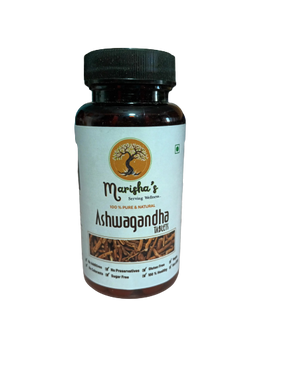 Pure & Natural Ashwagandha Root Powder Tablets (500mg) - Ayurzon