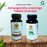 Moringa and Ashwagandha Tablets (COMBO) (120 Tablets each)