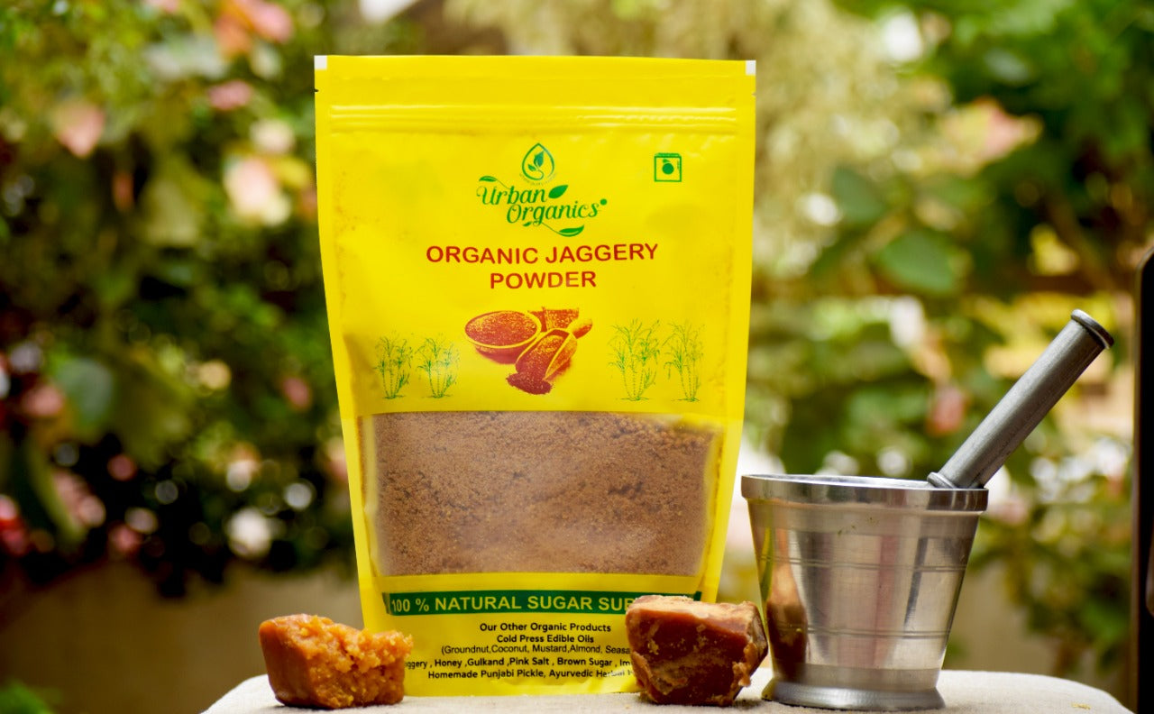 Urban organics - Organic Jaggery Powder - 1kg - Ayurzon