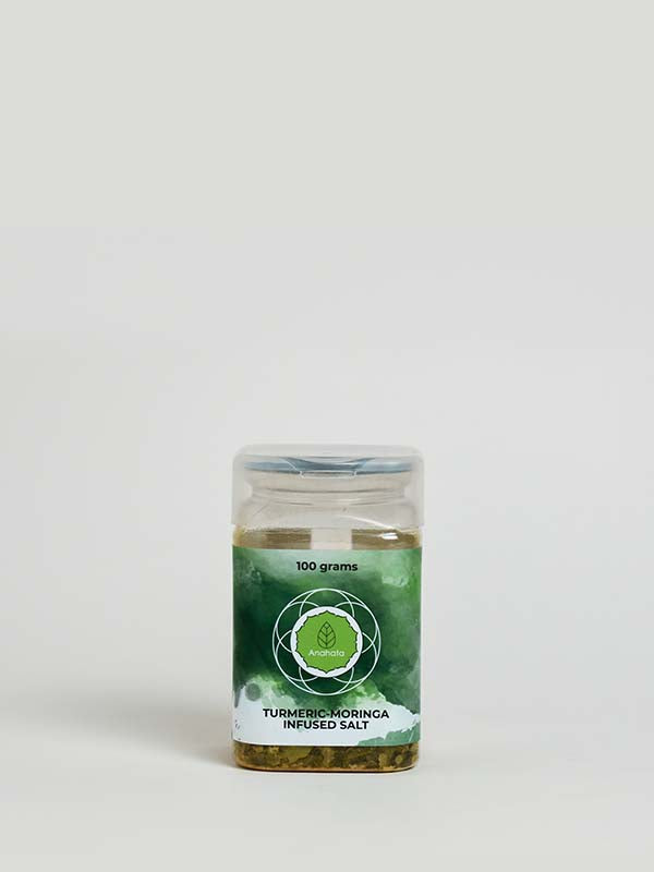 Organic Moringa Turmeric Infused Salt – 100gms - Ayurzon