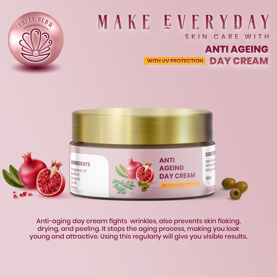 Anti Ageing Day Cream- 60ml - Ayurzon